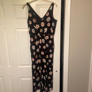 Ann Taylor Loft 1 piece floral jumpsuit
